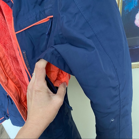 The North Face Blue and Orange Winter Jacket - Picture 8 of 10